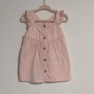 H&M Pink Kids Dress with Button Detail